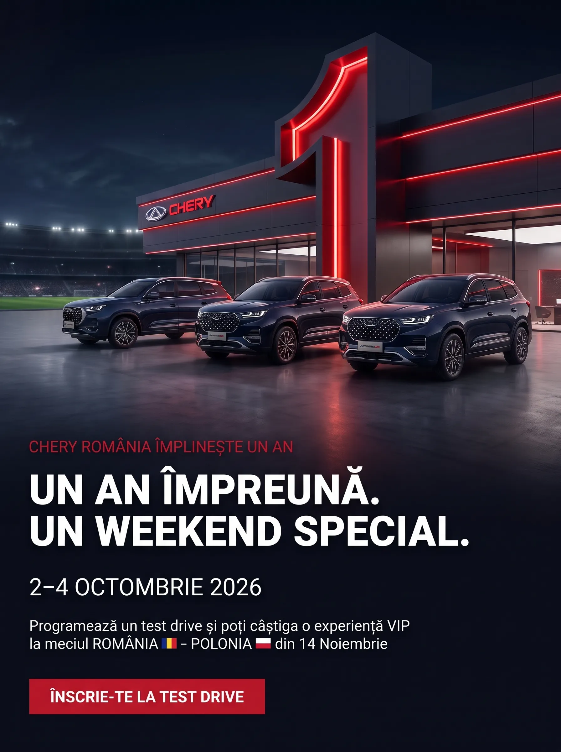chery romania implineste un an V1 mobile
